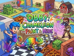 Jogo Obby: Chameleon - Paint & Hide