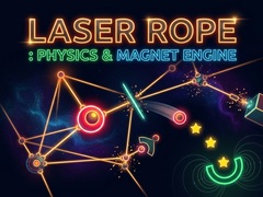 Jogo Laser Rope : Physics & Magnet Engine