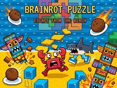 Jogo Brainrot Puzzle: Escape from the Beach