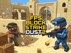 Jogo FPS Block Strike Dust 2