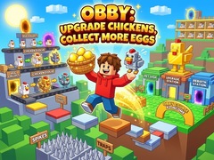 Jogo Obby: Upgrade Chickens, Collect More Eggs