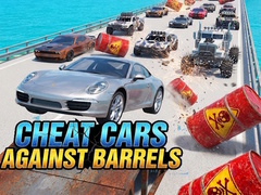 Jogo Cheat cars against barrels