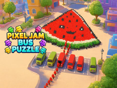 Jogo Pixel Jam Bus Puzzle: Color Sort