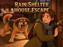 Jogo Rain Shelter House Escape
