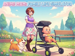 Jogo Anime Mom: Family Life Simulator