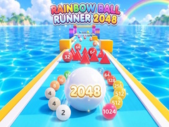 Jogo Rainbow Ball Runner 2048