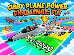 Jogo Obby Plane Power Challenge: Fly