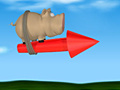 Jogo Pig on the Rocket