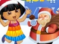 Jogo Dora with Santa Dressup