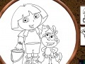 Jogo Dora Online Coloring