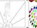 Jogo Kristin Davis Online Coloring Game