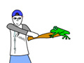 Jogo Frog Batting