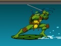 Jogo Ninja Turtles Sewer Surf Showdown 