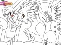 Jogo Coloring Sarah and Her Pony
