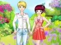 Jogo Couple In Red and White