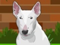 Jogo Dress up Bull Terrier Dog
