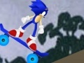 Jogo Sonic on the skateboard