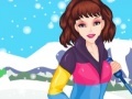 Jogo Girl on winter vacation