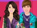 Jogo Selena and Justin kissing