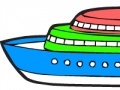 Jogo Color the steamboat