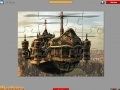 Jogo Steampunk airship jigsaw