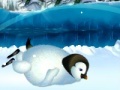 Jogo Flying penguins on snow globe