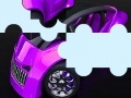 Jogo Futuristic pink car puzzle