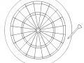 Jogo Dart Board Coloring