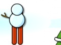 Jogo Snowman skiing