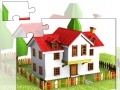 Jogo Lovely Houses Jigsaw