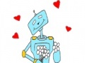 Jogo Robots in love coloring