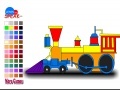 Jogo Fast locomotive coloring