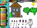Jogo Farmer Girl and Field Coloring