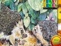 Jogo Hedgehogs at home puzzle