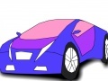 Jogo Perfect blue car coloring