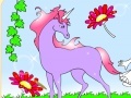 Jogo Coloring the Girl and the Unicorn