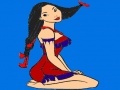 Jogo Native girl coloring