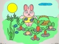 Jogo Painting: Bunny on the meadow