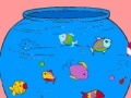 Jogo Little fishes in the aquarium coloring