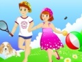 Jogo Kids Couple on Field