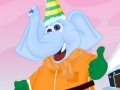 Jogo Christmas Elephant Dress Up