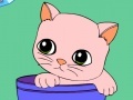 Jogo Coloring cute kitten
