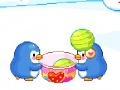 Jogo Penguins and ice cream balls