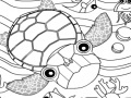 Jogo Rosy Coloring: Turtle and Friends