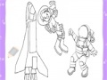 Jogo Cute astronauts coloring