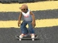 Jogo Riding on a skateboard in the park