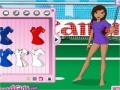 Jogo Football girl dress up